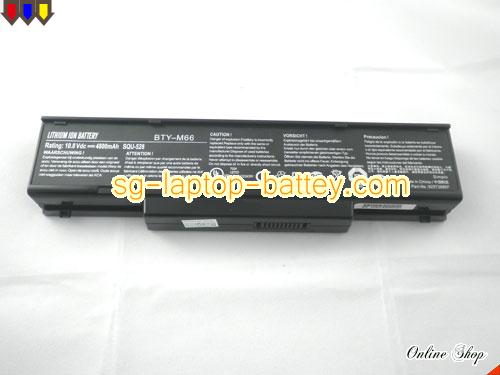  image 5 of MSI 6-87-M6E6S-4D4 Replacement Battery 4400mAh 11.1V Black Li-ion