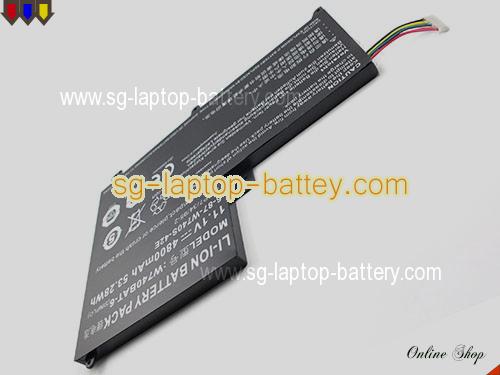  image 4 of Genuine TERRANS FORCE X411 47VJ1 Battery For laptop 4800mAh, 53.28Wh , 11.1V, Balck , Li-ion