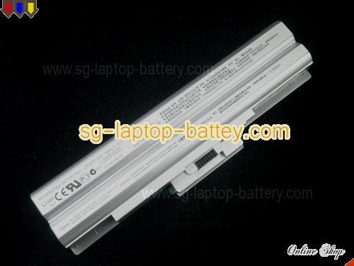  image 5 of Genuine SONY VAIO VPC-F11HGX Battery For laptop 4400mAh, 11.1V, Silver , Li-ion