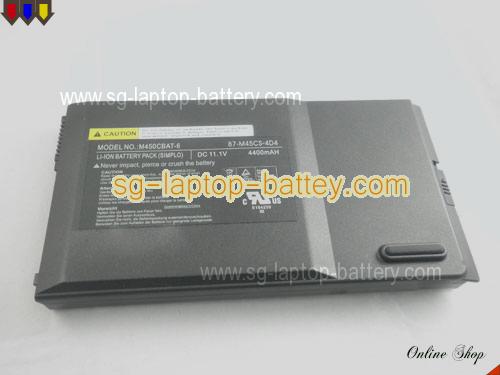  image 5 of CLEVO MobiNote M400A Replacement Battery 4400mAh 11.1V Black Li-ion