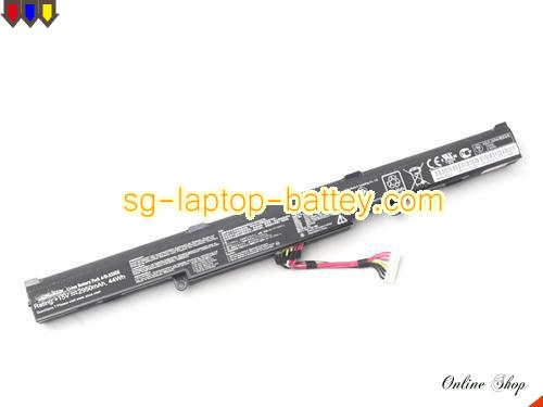  image 2 of Genuine ASUS VivoBook X751LDV-TY195H Battery For laptop 2950mAh, 44Wh , 15V, Black , Li-ion