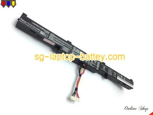  image 5 of Genuine ASUS VivoBook X751LDV-TY195H Battery For laptop 2500mAh, 37Wh , 14.4V, Black , Li-ion