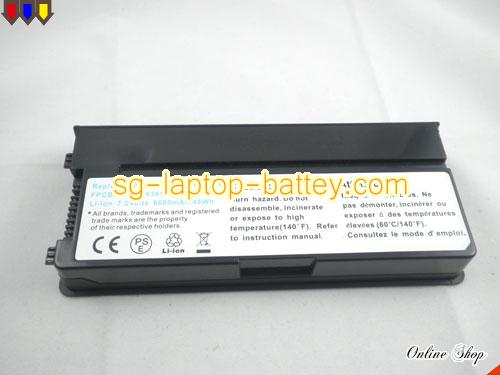  image 5 of FUJITSU LifeBook P8010 Replacement Battery 6600mAh 7.2V Black Li-ion