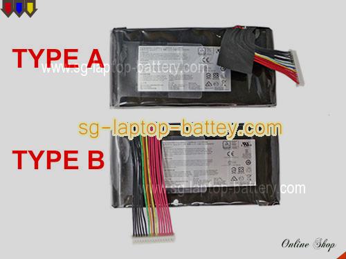  image 1 of Genuine MSI GT75 8RG-002CN Battery For laptop 6250mAh, 90Wh , 14.4V, Black , Li-Polymer