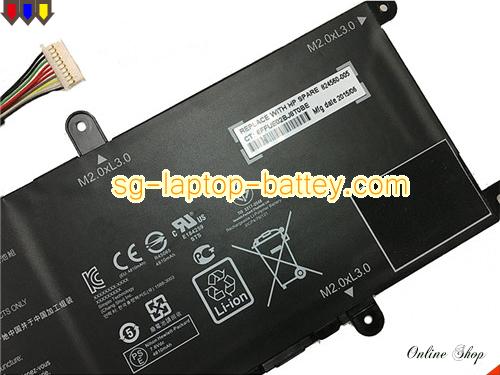  image 3 of Genuine HP Stream 11-g000 Battery For laptop 4810mAh, 37Wh , 7.6V, Black , Li-ion