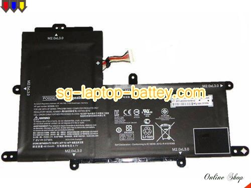  image 5 of Genuine HP Stream 11-R000NIA Battery For laptop 4810mAh, 37Wh , 7.6V, Black , Li-ion