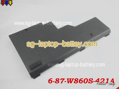  image 3 of Genuine CLEVO W860CU Battery For laptop 3800mAh, 11.1V, Black , Li-Polymer