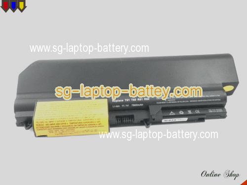  image 5 of IBM ThinkPad R61 7736 Replacement Battery 7800mAh 10.8V Black Li-ion