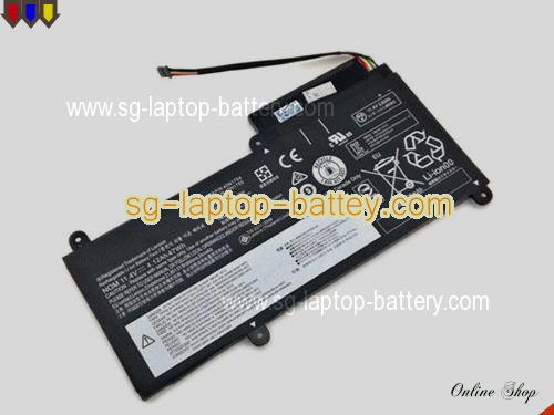  image 1 of Genuine LENOVO ThinkPad E465(20EX000MCD) Battery For laptop 47Wh, 4.12Ah, 11.4V, Black , Li-ion