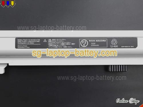  image 2 of V10-3S2200-S1S6 Battery, S$Coming soon! Li-ion Rechargeable HASEE V10-3S2200-S1S6 Batteries