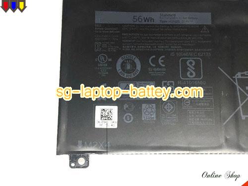  image 2 of Genuine DELL XPS 15-9570-D1541 Battery For laptop 4865mAh, 56Wh , 11.4V, Black , Li-ion