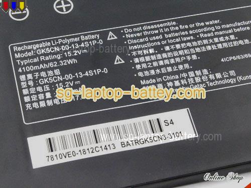  image 4 of Genuine TONGFANG Model Z GK5CQ7Z Battery For laptop 4100mAh, 62.32Wh , 15.2V, Black , Li-Polymer