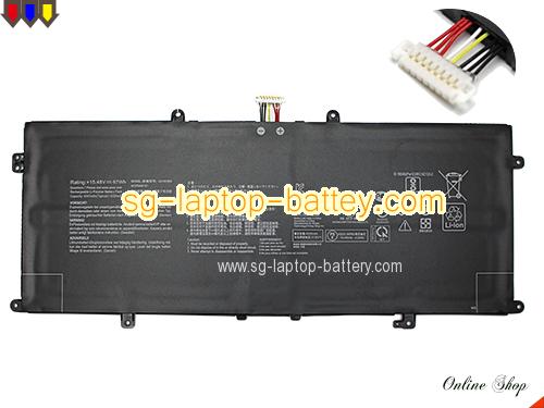  image 1 of Genuine ASUS Deluxe14 Battery For laptop 4347mAh, 67Wh , 15.48V, Black , Li-Polymer