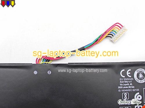  image 5 of Genuine ACER Spin 5 SP513-52N-56WR Battery For laptop 3634mAh, 55.9Wh , 15.4V, Black , Li-Polymer