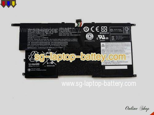  image 1 of Genuine LENOVO ThinkPad X1 Carbon(20A8-8S00803) Battery For laptop 3290mAh, 50Wh , 15.2V, Black , Li-ion