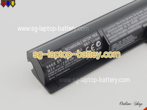  image 2 of Genuine SONY VAIO SVF14219SGB Battery For laptop 2670mAh, 40Wh , 14.8V, Black , Li-ion