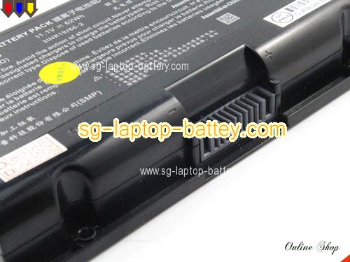  image 5 of Genuine CLEVO PB71EF-G Battery For laptop 5500mAh, 62Wh , 11.1V, Black , Li-ion