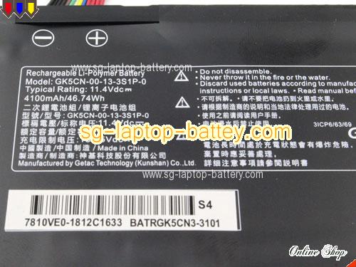  image 4 of Genuine SCHENKER XMG Neo 17 Battery For laptop 4100mAh, 46.74Wh , 11.4V, Black , Li-Polymer