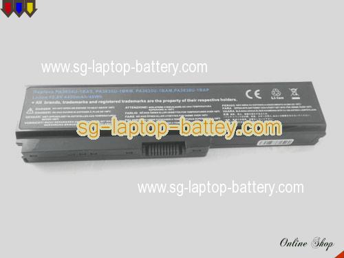  image 5 of TOSHIBA Satellite L510 Replacement Battery 5200mAh 10.8V Black Li-ion