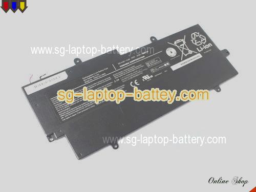  image 3 of Genuine TOSHIBA Satellite Z830-10T Battery For laptop 3060mAh, 47Wh , 14.8V, Black , Li-ion