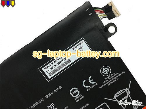  image 3 of Genuine HP NOTEBOOK X2 10-P003UR Battery For laptop 4221mAh, 33Wh , 7.7V, Black , Li-ion