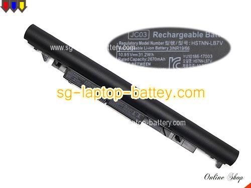  image 1 of Genuine HP Pavilion 15-BW031NS Battery For laptop 2850mAh, 31.2Wh , 10.95V, Black , Li-ion