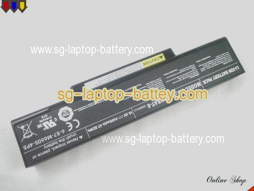  image 2 of Genuine CLEVO M746 Battery For laptop 4400mAh, 47.52Wh , 10.8V, Black , Li-ion