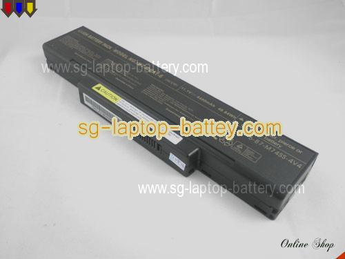  image 4 of CLEVO M746 Replacement Battery 4400mAh 11.1V Black Li-ion