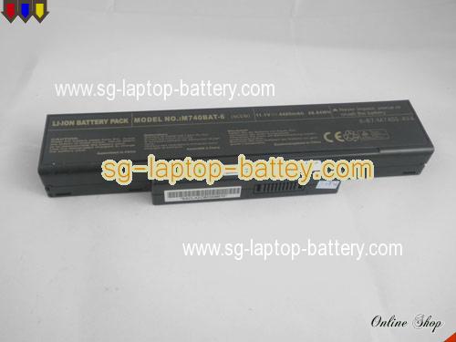  image 5 of CLEVO M746 Replacement Battery 4400mAh 11.1V Black Li-ion