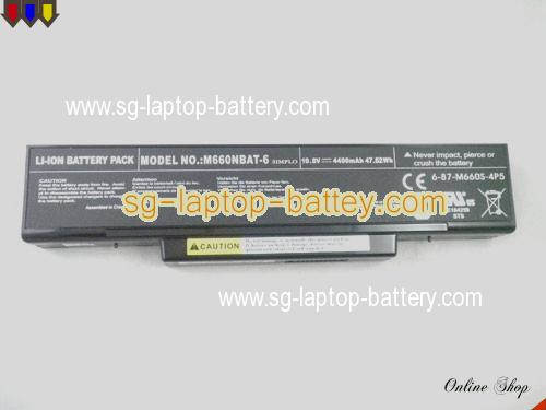  image 5 of Genuine CLEVO W760TUN Battery For laptop 4400mAh, 47.52Wh , 10.8V, Black , Li-ion