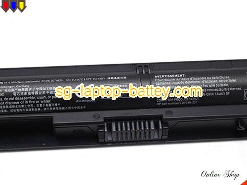  image 5 of Genuine HP PROBOOK 450 G3-W0S83UT Battery For laptop 2850mAh, 44Wh , 14.8V, Black , Li-ion