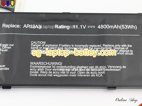  image 3 of ACER TravelMate P648-G2-M-54YG Replacement Battery 4800mAh, 53Wh  11.1V Black Li-Polymer