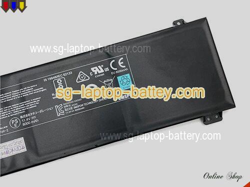  image 2 of Genuine SCHENKER XMG Fusion 15 XFU15L19 Battery For laptop 8200mAh, 93.48Wh , 11.4V, Black , Li-Polymer