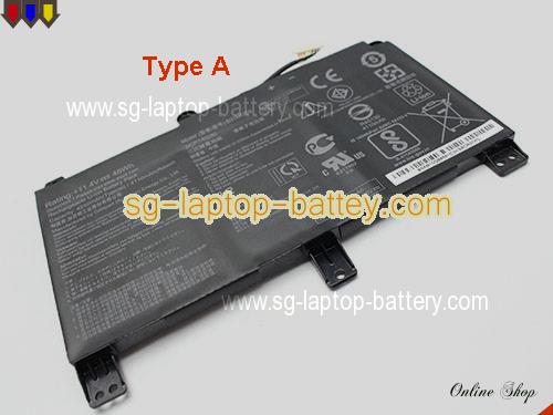  image 2 of Genuine ASUS TUF Gaming FX504GD-E4083 Battery For laptop 4210mAh, 48Wh , 11.4V, Black , Li-Polymer