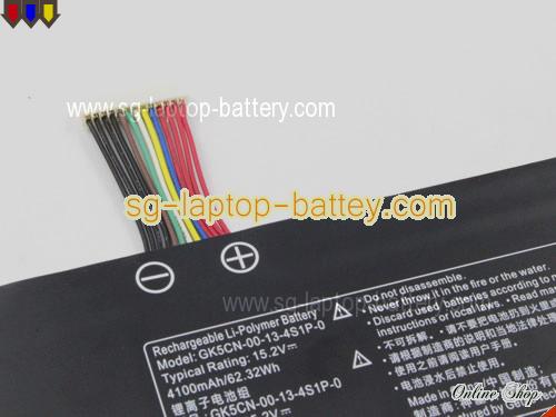  image 5 of Genuine ELUKTRONIKS MECH 17-G1R Battery For laptop 4100mAh, 62.32Wh , 15.2V, Black , Li-Polymer