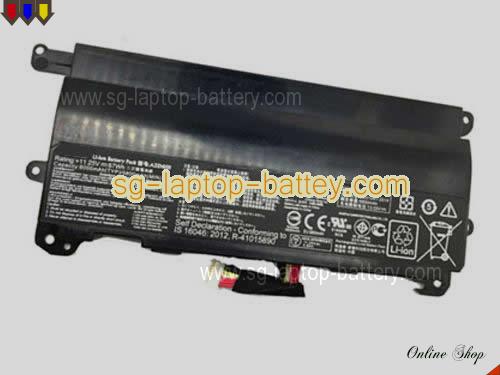  image 5 of Genuine ASUS ROG G752VM-GC034D Battery For laptop 6000mAh, 67Wh , 11.25V, Black , Li-ion