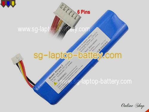  image 1 of JBL Xtreme 2 Replacement Battery 5200mAh, 37.44Wh  7.2V Blue Li-ion