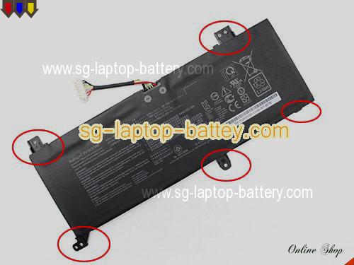  image 1 of Genuine ASUS VivoBook 15 F512UB-EJ132T Battery For laptop 4850mAh, 37Ah, 7.7V, Black , Li-Polymer