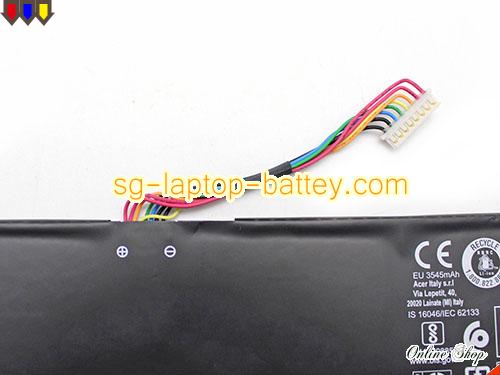  image 5 of Genuine ACER Spin 5 SP513-54N-72ER Battery For laptop 3634mAh, 55.9Wh , 15.4V, Black , Li-Polymer