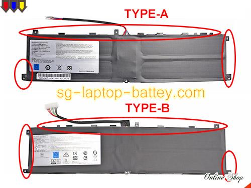  image 1 of Genuine MSI Creator 17 A10SFS(MS-17G3) Battery For laptop 5380mAh, 80.25Wh , 15.2V, Black , Li-Polymer