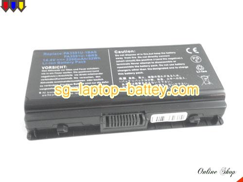  image 5 of TOSHIBA Satellite L40-12K Replacement Battery 2200mAh 14.4V Black Li-ion