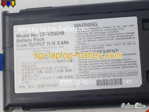  image 5 of Genuine PANASONIC CF-50 Series Battery For laptop 5400mAh, 5.4Ah, 11.1V, Metallic Blue , Li-ion