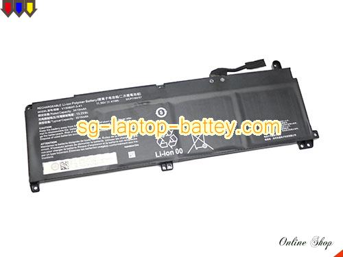  image 2 of Genuine HASEE Z7T Battery For laptop 3410mAh, 41Wh , 11.55V, Black , Li-Polymer