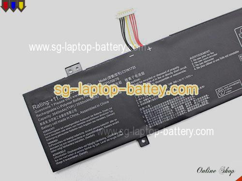  image 3 of Genuine ASUS VivoBook Flip 14 TP470EA-EC051T Battery For laptop 3640mAh, 42Wh , 11.55V, Black , Li-Polymer