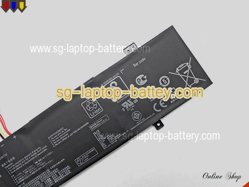  image 4 of Genuine ASUS VivoBook Flip 14 TP470EA-EC051T Battery For laptop 3640mAh, 42Wh , 11.55V, Black , Li-Polymer