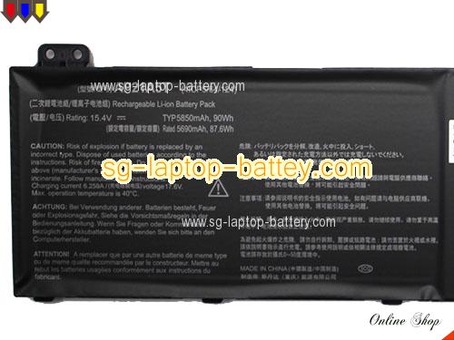  image 4 of Genuine ACER Nitro 5 AN517-55-78KU Battery For laptop 5850mAh, 90Wh , 15.4V, Black , Li-Polymer