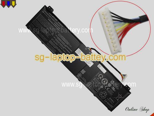  image 1 of Genuine ACER Nitro 5 AN517-55-77MX Battery For laptop 5850mAh, 90Wh , 15.4V, Black , Li-Polymer