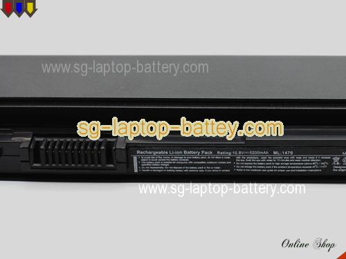  image 3 of DELL Inspiron 1470n Replacement Battery 5200mAh 11.1V Black Li-ion