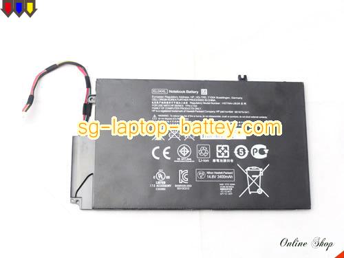  image 2 of Genuine HP Envy 4-1120SW Battery For laptop 3400mAh, 52Wh , 14.8V, Black , Li-ion