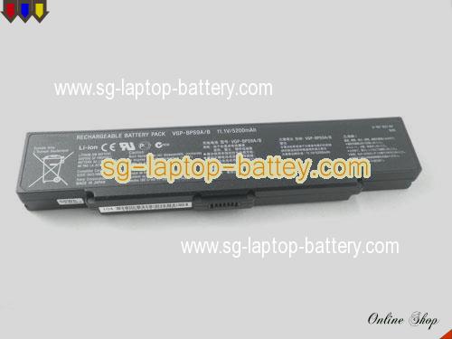  image 5 of Genuine SONY VAIO VGN-AR75UDB Battery For laptop 4800mAh, 11.1V, Black , Li-ion